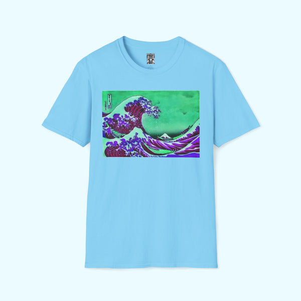 Purple Great Wave - Soft-Style Tee