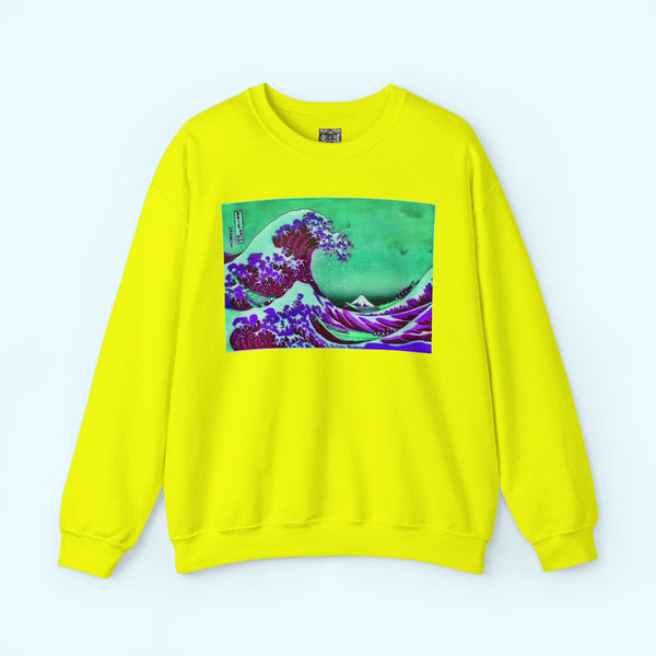 Purple Great Wave - Crewneck
