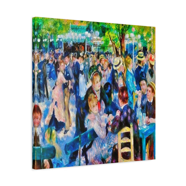 Renoir Dance Upscale - Canvas Poster
