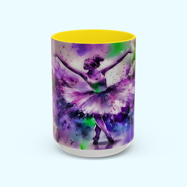 Polychrome Ballet Purple - Coffee Mug - 15oz
