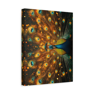 Neon Plumage - Canvas Poster