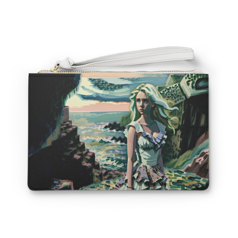 Cliff Over The Sea - Clutch Bag