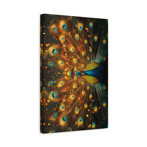 Neon Plumage - Canvas Poster