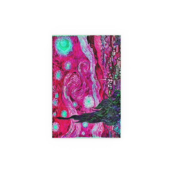 Star Night Fuchsia - Silk Poster