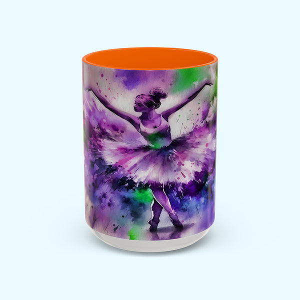 Polychrome Ballet Purple - Coffee Mug - 15oz