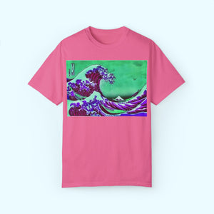 Purple Great Wave - Graphic Tee