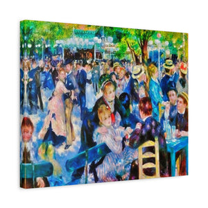 Renoir Dance Upscale - Canvas Poster
