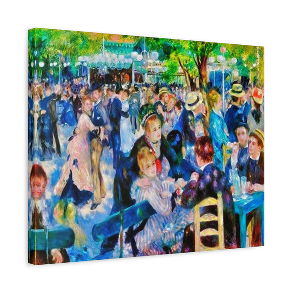 Renoir Dance Upscale - Canvas Poster