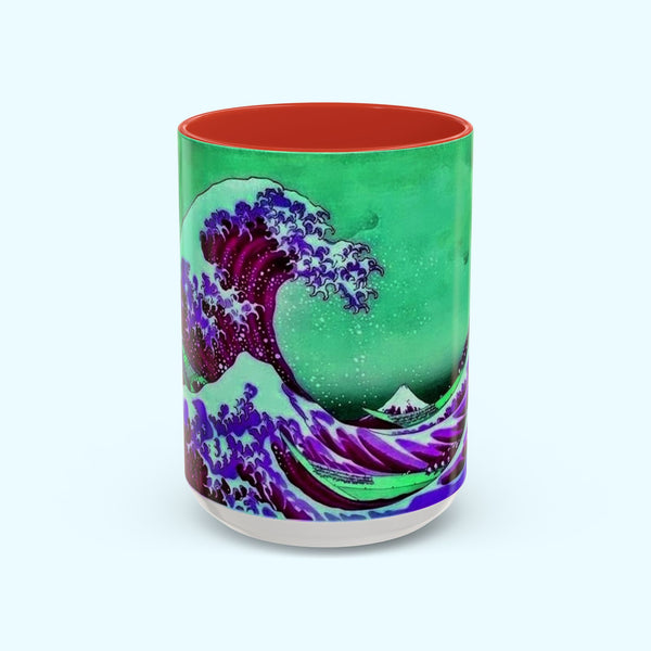 Purple Great Wave - Coffee Mug - 15oz