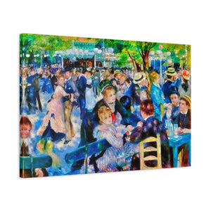 Renoir Dance Upscale - Canvas Poster
