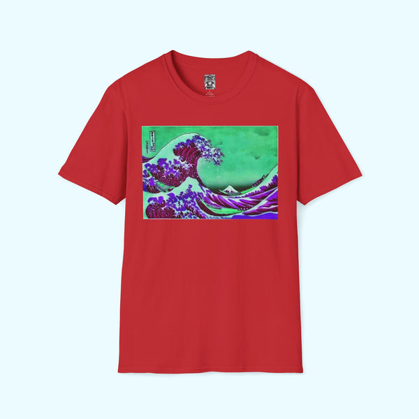 Purple Great Wave - Soft-Style Tee