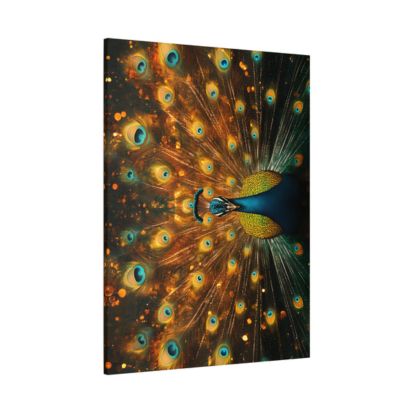Neon Plumage - Canvas Poster