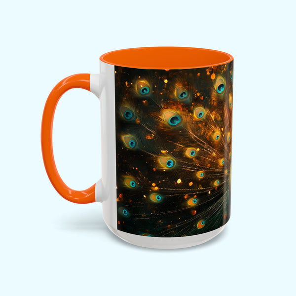 Neon Plumage - Coffee Mug - 15oz