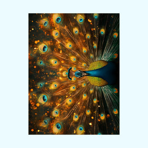 Neon Plumage - Matte Poster
