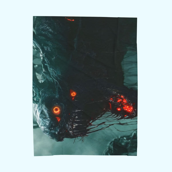 Smoky Wraith - Velveteen Plush Blanket