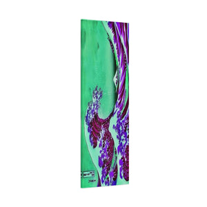 Purple Great Wave - Canvas Poster