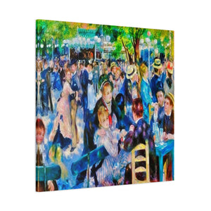 Renoir Dance Upscale - Canvas Poster