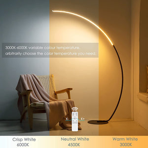 New Modern Curve Floor Lamp | 358 Light effects