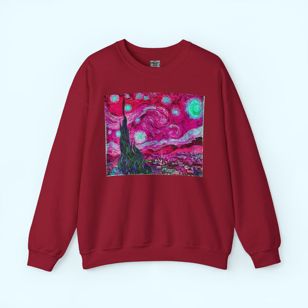 Star Night Fuchsia - Crewneck