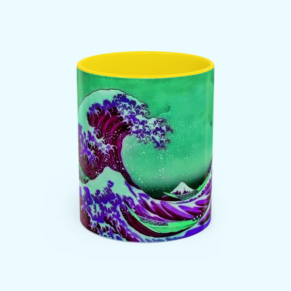Purple Great Wave - Coffee Mug - 11oz