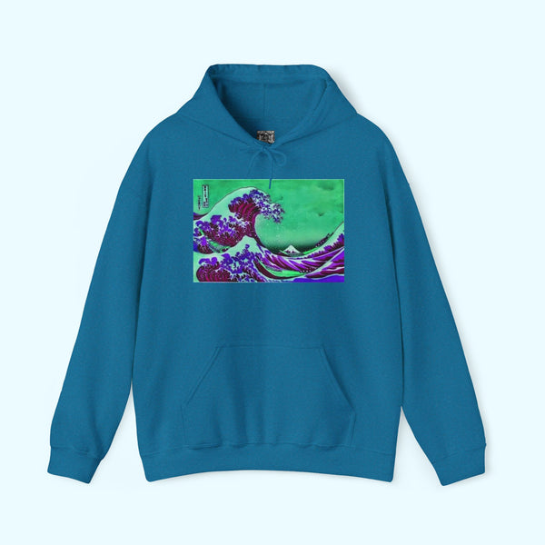 Purple Great Wave - Pullover