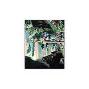 Cliff Over The Sea - Silk Poster