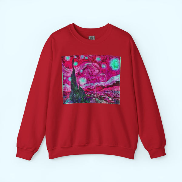 Star Night Fuchsia - Crewneck