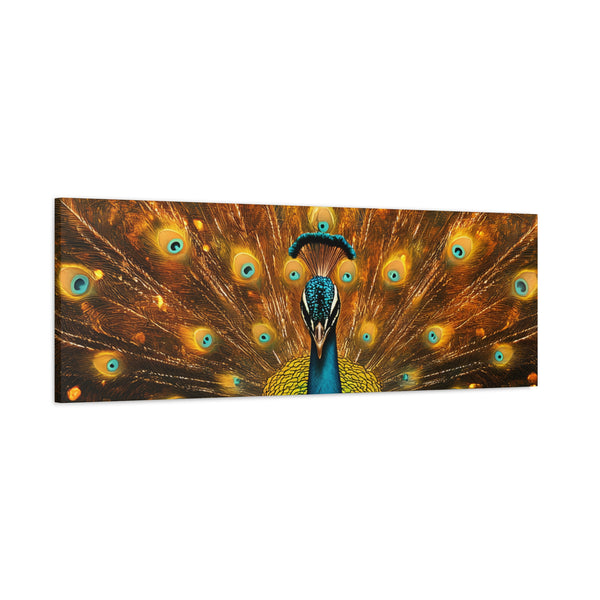 Neon Plumage - Canvas Poster