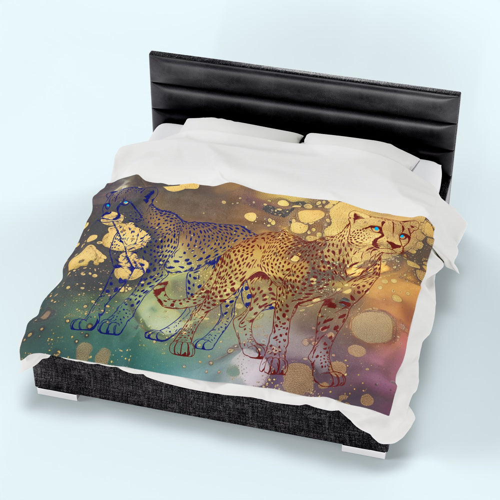 Chasing Gold - Velveteen Plush Blanket
