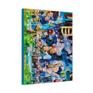 Renoir Dance Upscale - Canvas Poster