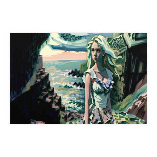 Cliff Over The Sea - Silk Poster