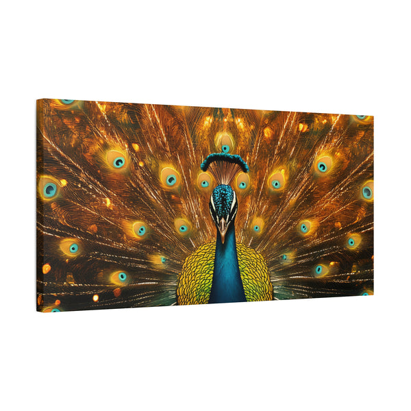 Neon Plumage - Canvas Poster