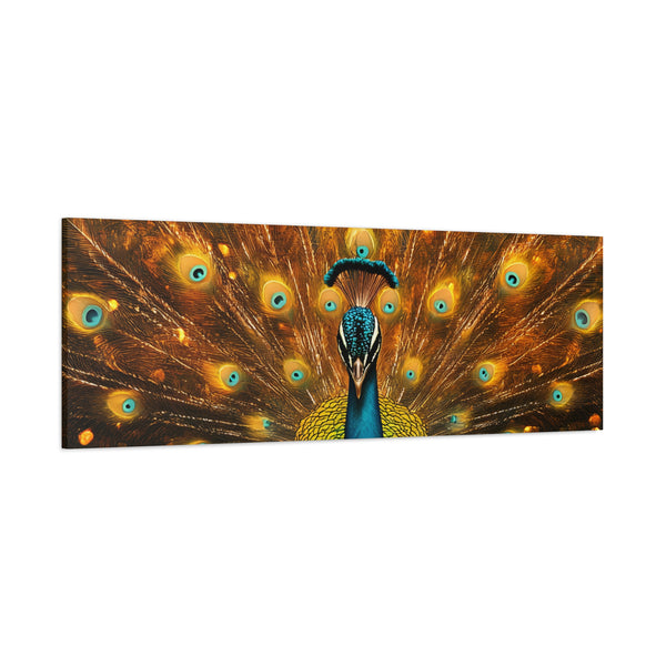 Neon Plumage - Canvas Poster