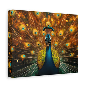 Neon Plumage - Canvas Poster