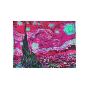 Star Night Fuchsia - Silk Poster