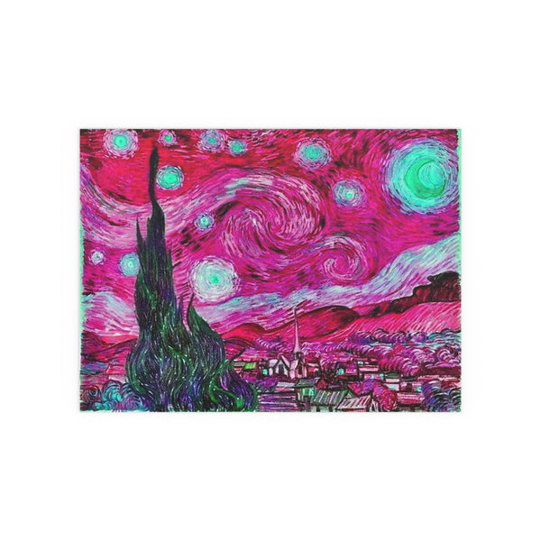 Star Night Fuchsia - Silk Poster
