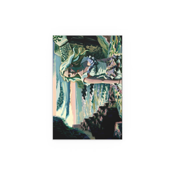 Cliff Over The Sea - Silk Poster