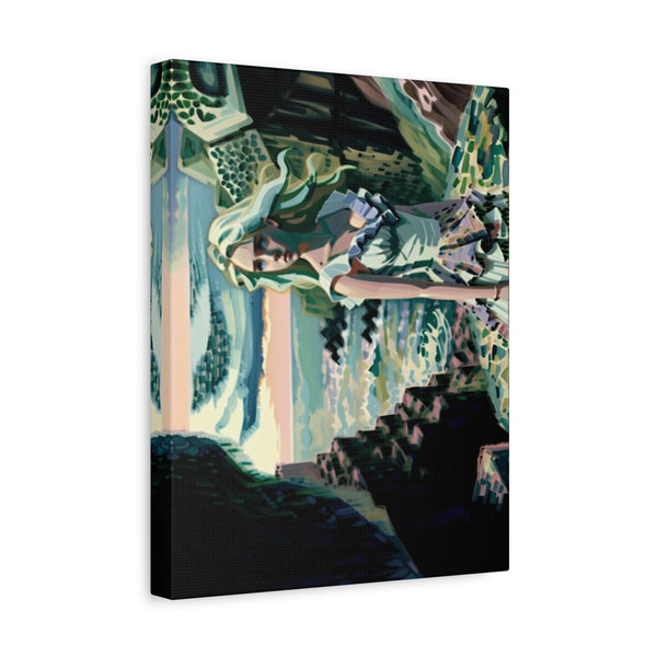 Cliff Over The Sea - Canvas Poster
