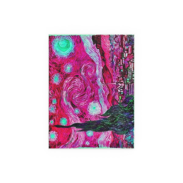Star Night Fuchsia - Silk Poster