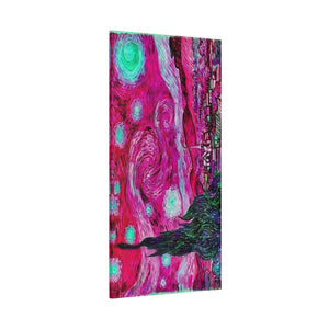 Star Night Fuchsia - Canvas Poster