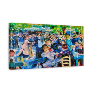 Renoir Dance Upscale - Canvas Poster