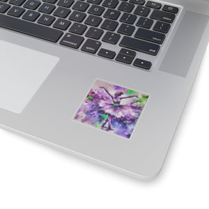 Polychrome Ballet Purple - Vinyl Square Sticker