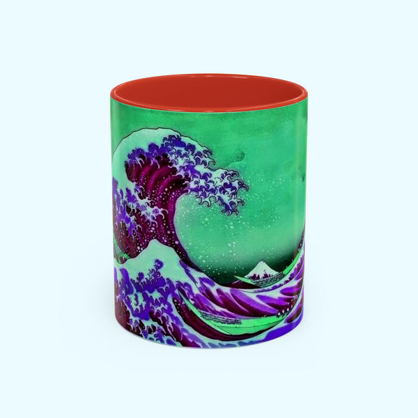 Purple Great Wave - Coffee Mug - 11oz