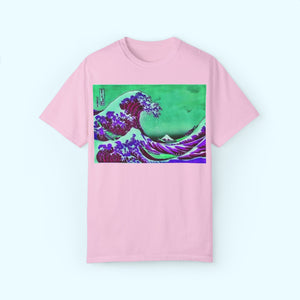 Purple Great Wave - Graphic Tee