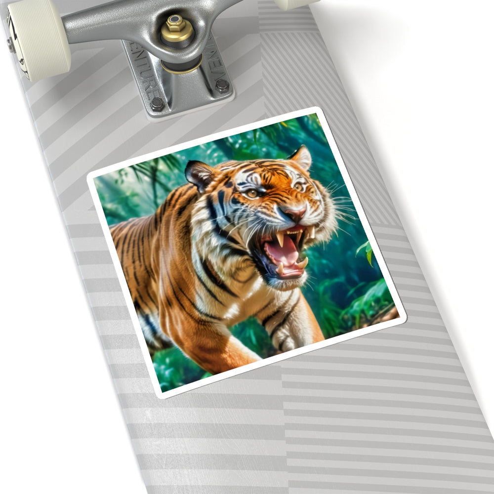 Orange Bengal - Vinyl Square Sticker