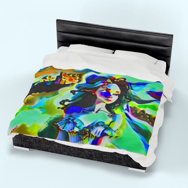 Marquise Capri - Velveteen Plush Blanket