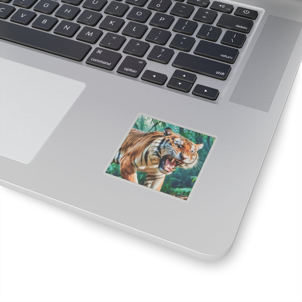 Orange Bengal - Vinyl Square Sticker