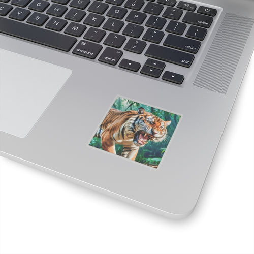 Orange Bengal - Vinyl Square Sticker