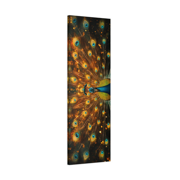 Neon Plumage - Canvas Poster