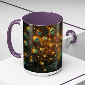 Neon Plumage - Coffee Mug - 15oz